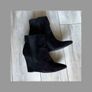 Mossimo heeled wedge black women's bootie SIZE 8